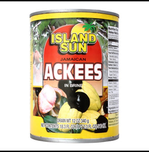 Island Sun Ackees (Quantity 24 Cans)